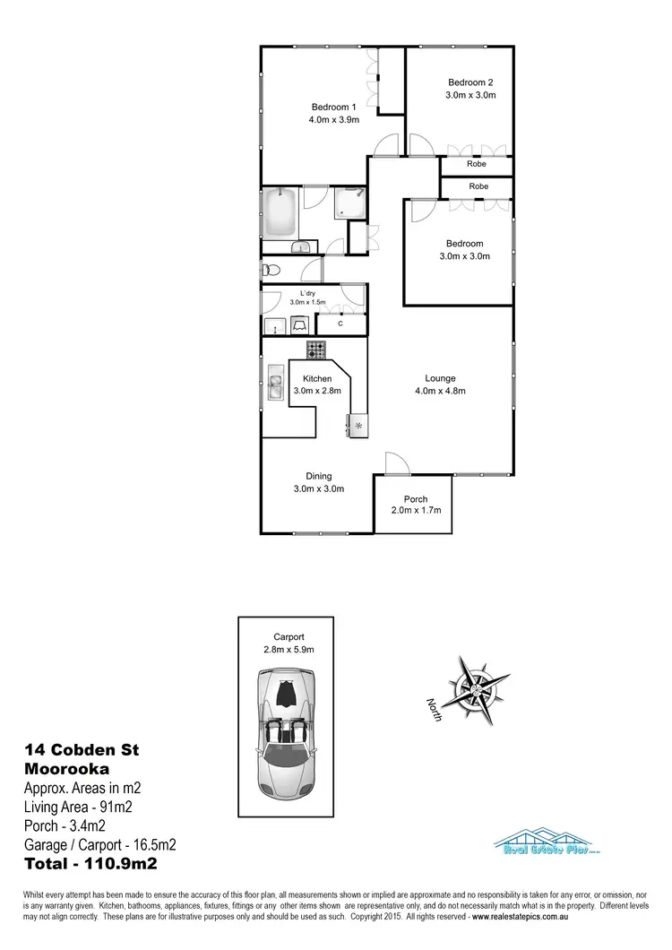 Floorplan of Homely house listing, 14 Cobden Street, Moorooka QLD 4105