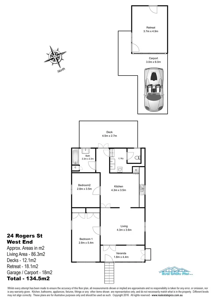 Floorplan of Homely house listing, 24 Rogers Street, West End QLD 4101