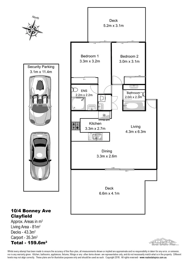 Floorplan of Homely unit listing, 10/4 Bonney Avenue, Clayfield QLD 4011