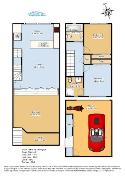 Floorplan of Homely townhouse listing, 4/134 Thynne Rd, Morningside QLD 4170