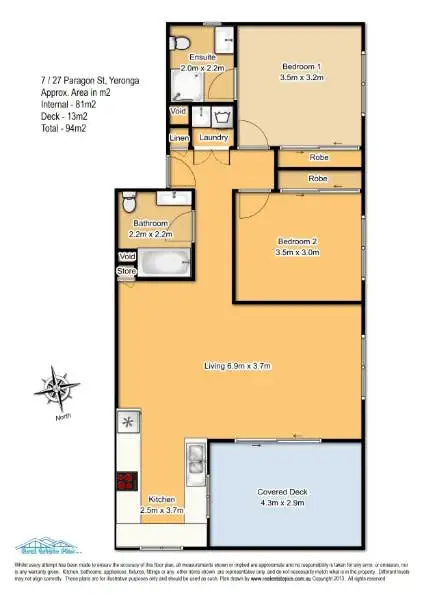 Floorplan of Homely apartment listing, 7/27 Paragon Street, Yeronga QLD 4104
