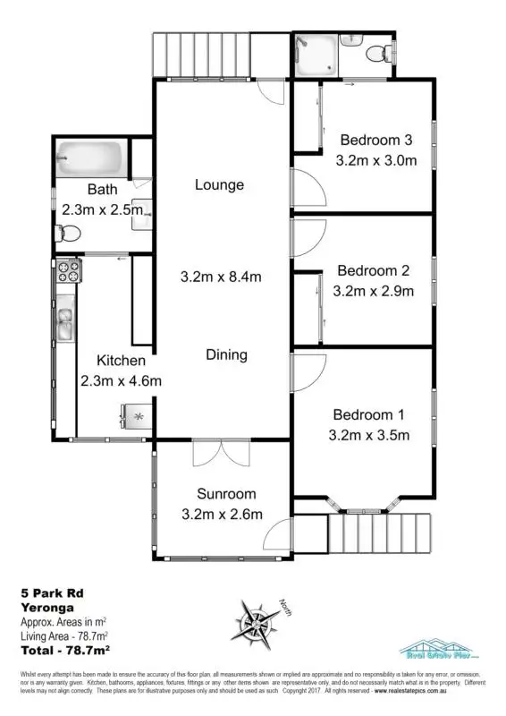 Floorplan of Homely house listing, 5 Park Road, Yeronga QLD 4104
