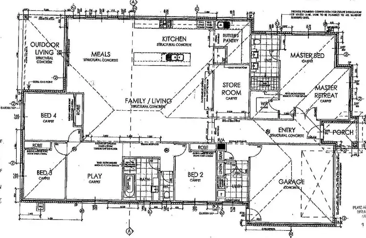 Floorplan of Homely house listing, 46 Inglewood Drive, Burnside Heights VIC 3023