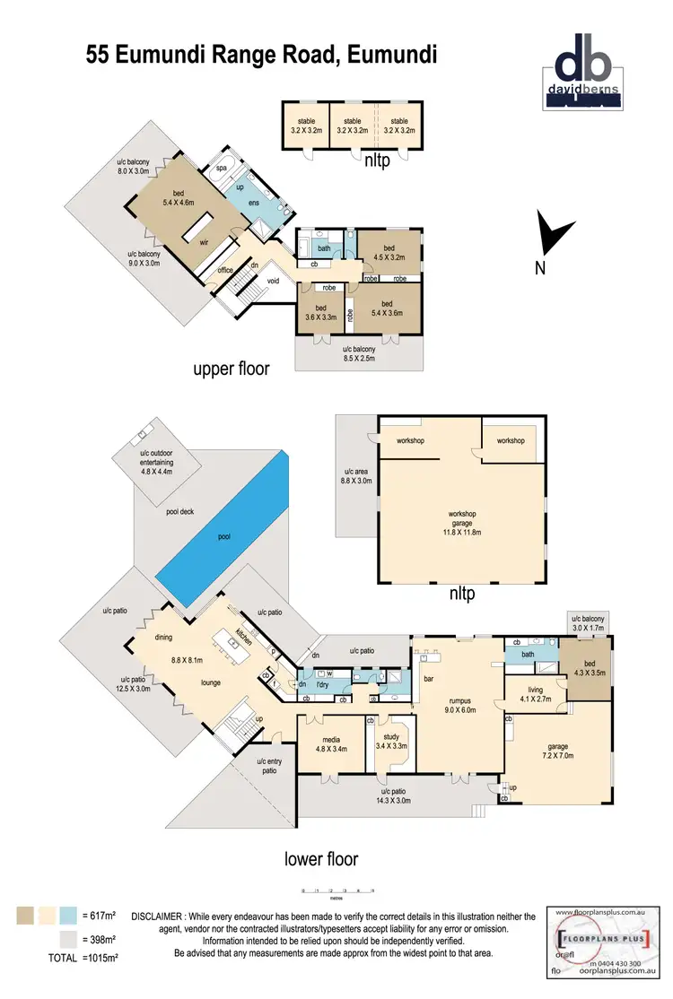Floorplan of Homely house listing, 55 EUMUNDI RANGE RD, Eumundi QLD 4562