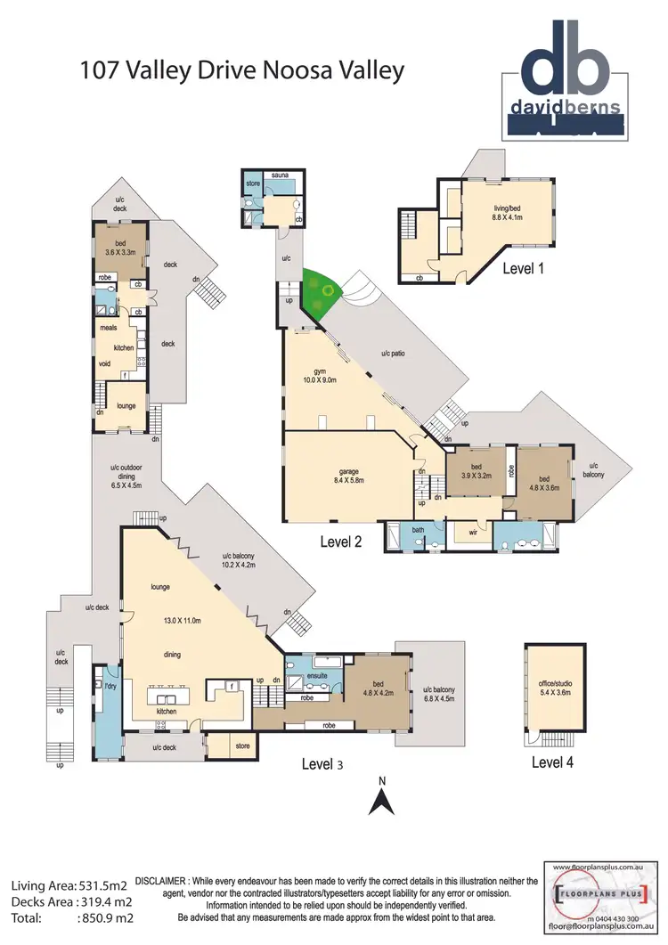 Floorplan of Homely house listing, 107 VALLEY DRIVE, Doonan QLD 4562