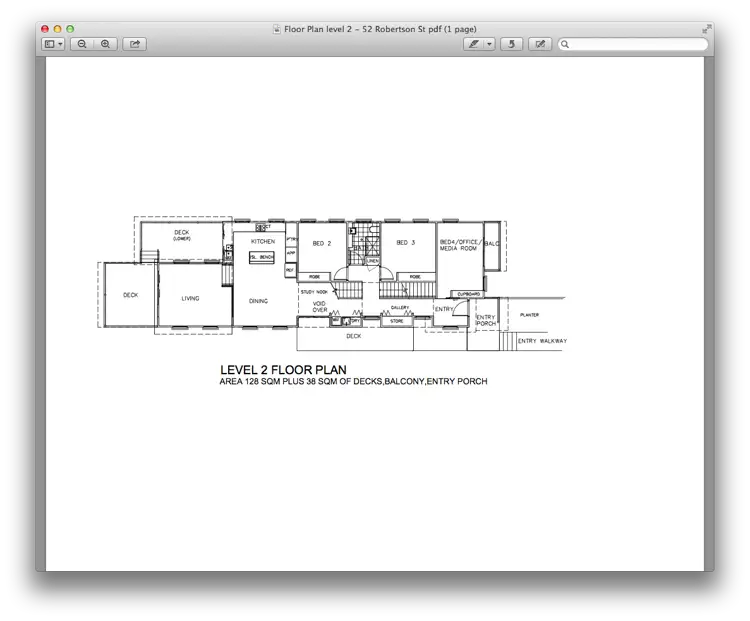 Floorplan of Homely house listing, 52 Robertson St, Sherwood QLD 4075