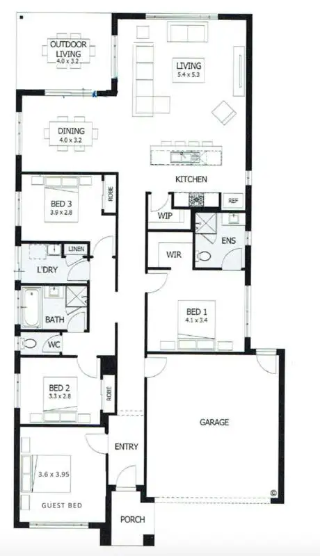 Floorplan of Homely house listing, 11 Vive Street, Tarneit VIC 3029