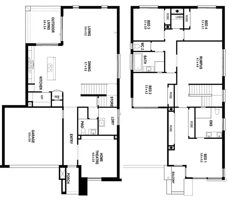 Floorplan of Homely house listing, 33 Barlow Blvd (THE GABLES), Box Hill NSW 2765