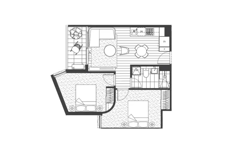Floorplan of Homely apartment listing, 812/8 Daly St, South Yarra VIC 3141