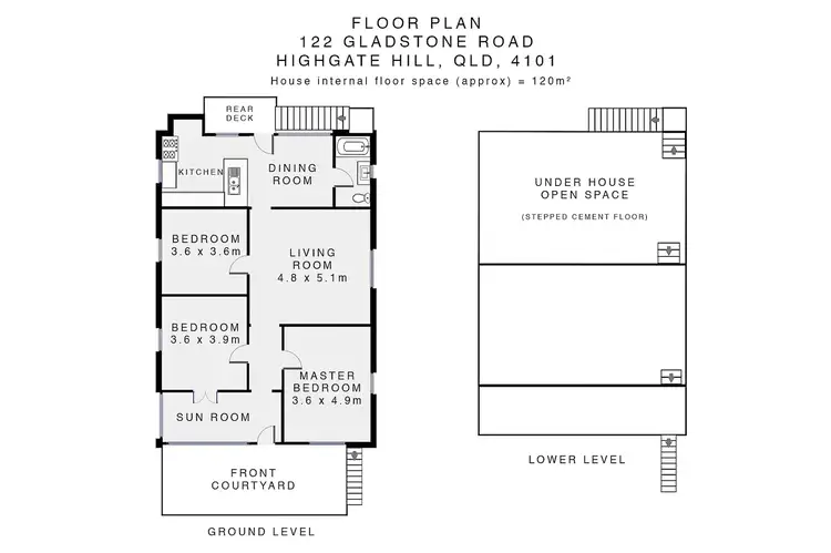 Floorplan of Homely house listing, 122 Gladstone Road, Highgate Hill QLD 4101