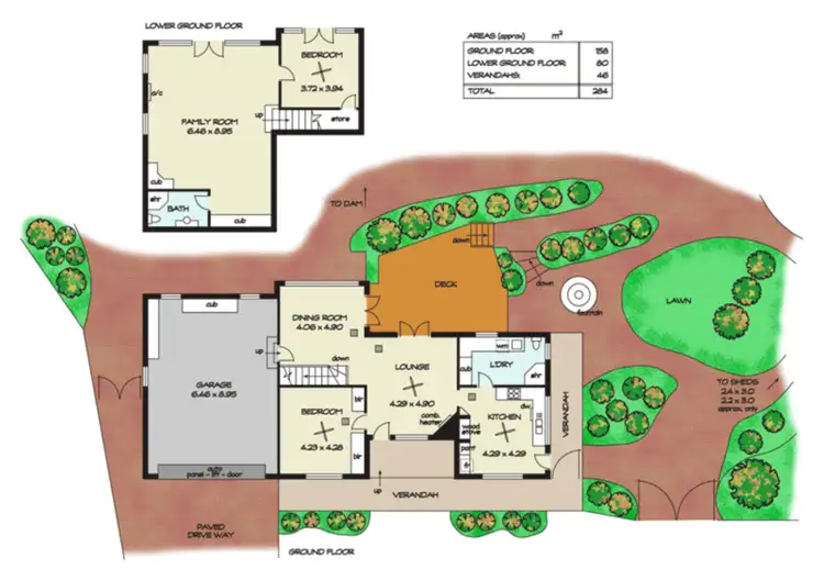 Floorplan of Homely house listing, 36 Nicolle Road, Clarendon SA 5157