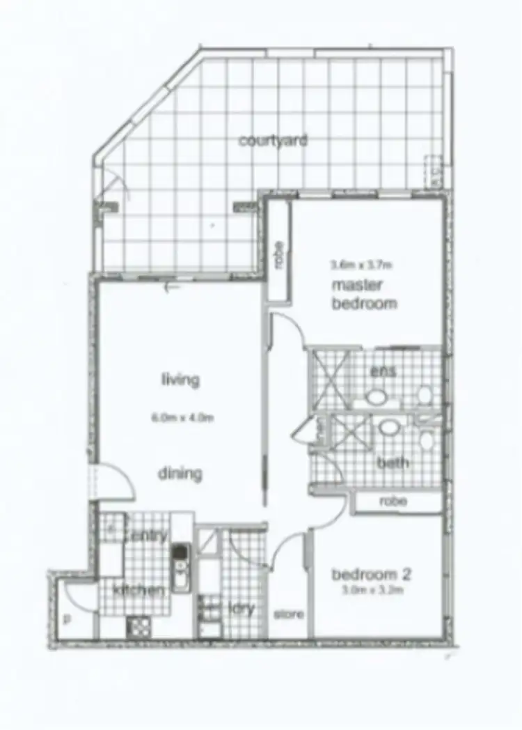 Floorplan of Homely unit listing, 7/6 High Street, Queanbeyan NSW 2620