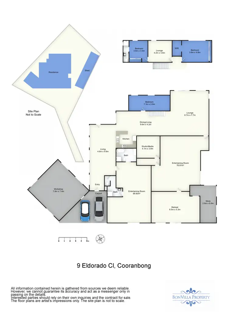 Floorplan of Homely house listing, 9 Eldorado Close, Cooranbong NSW 2265