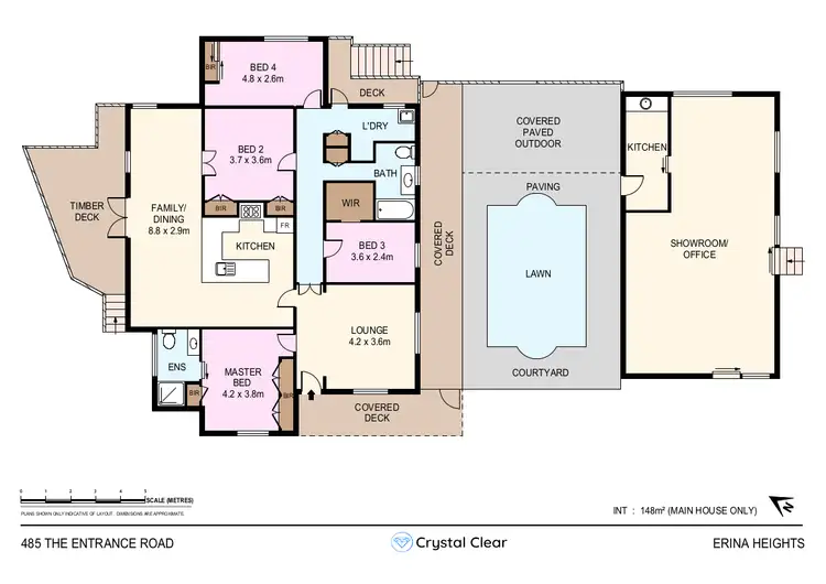 Floorplan of Homely rural property listing, 485 The Entrance Road, Erina Heights NSW 2260