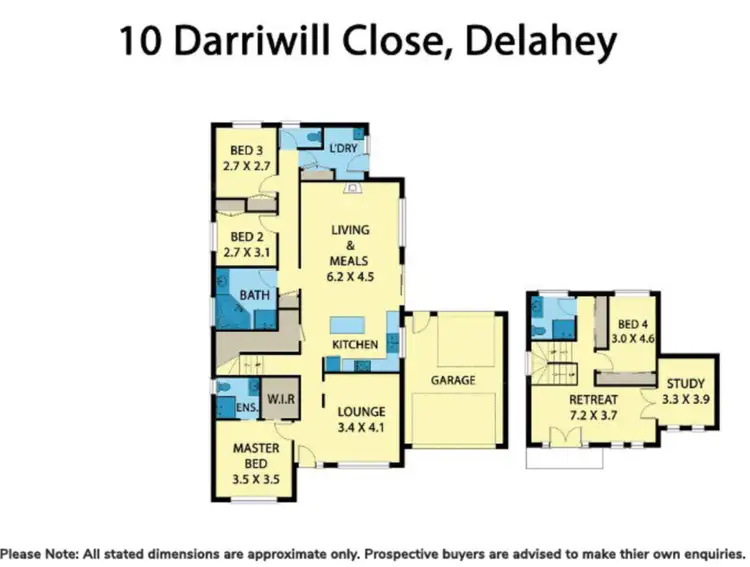 Floorplan of Homely house listing, 10 Darriwill Close, Delahey VIC 3037
