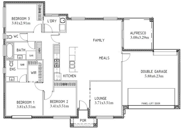 Floorplan of Homely house listing, 14 Sheriff Street, Salisbury East SA 5109
