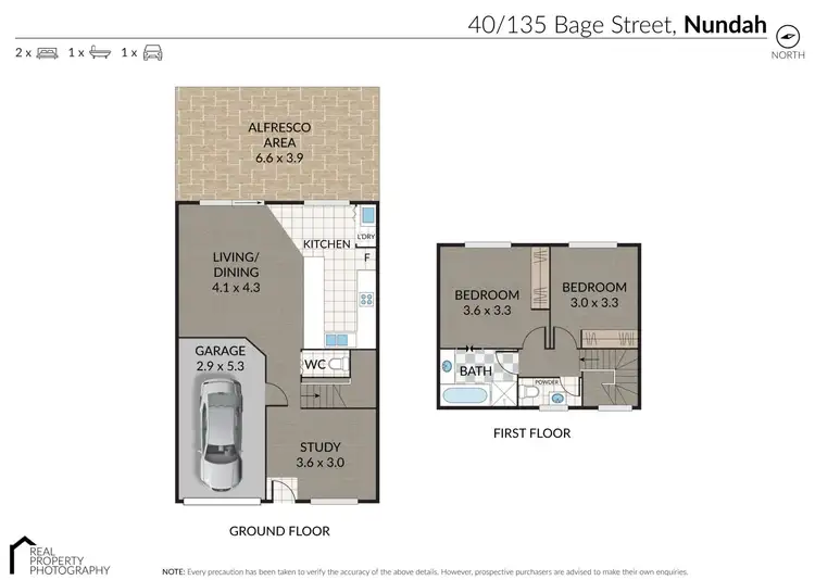 Floorplan of Homely townhouse listing, 40/135 Bage Street, Nundah QLD 4012