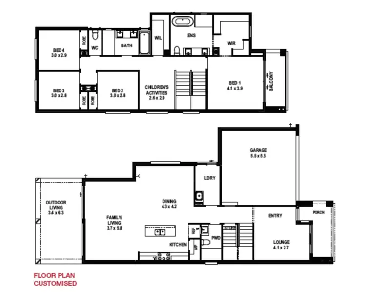 Floorplan of Homely house listing, Address available on request