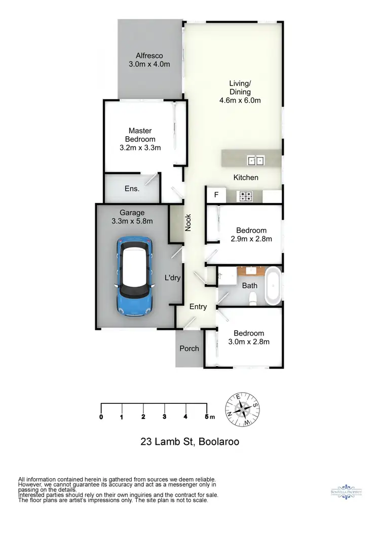 Floorplan of Homely house listing, 23 Lamb Street, Boolaroo NSW 2284