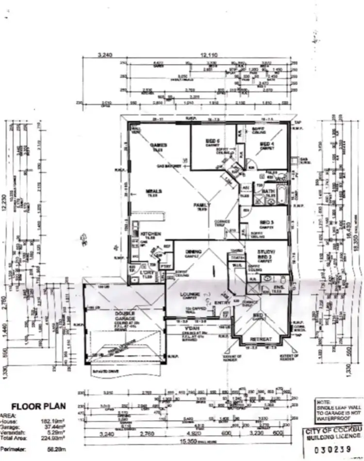 Floorplan of Homely house listing, 200 Bartram Road, Atwell WA 6164