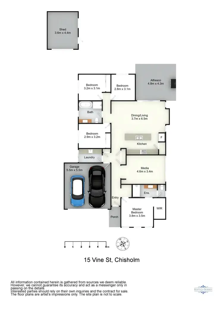 Floorplan of Homely house listing, 15 Vine Street, Chisholm NSW 2322