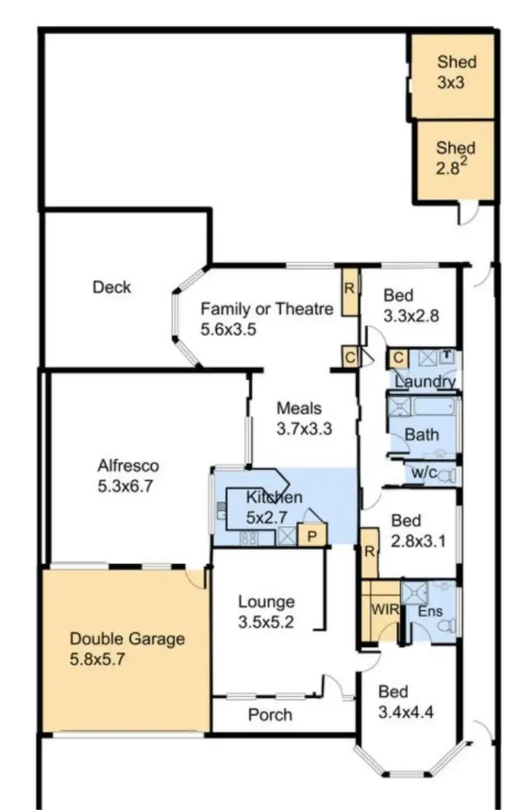 Floorplan of Homely house listing, 7 Atrium Drive, Tarneit VIC 3029