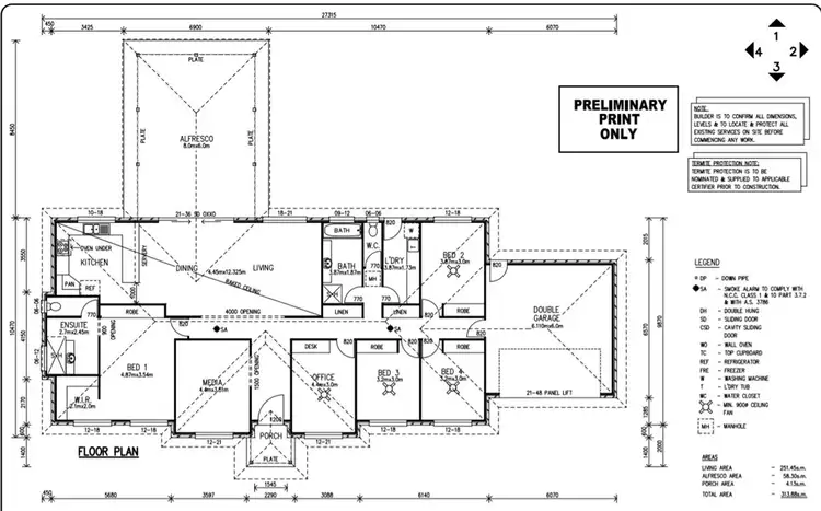 Floorplan of Homely house listing, 6 Folbigg Court, Gatton QLD 4343