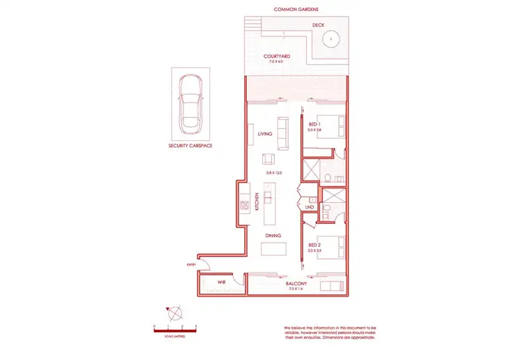 Floorplan of Homely apartment listing, 2101/88-98 King Street, Randwick NSW 2031