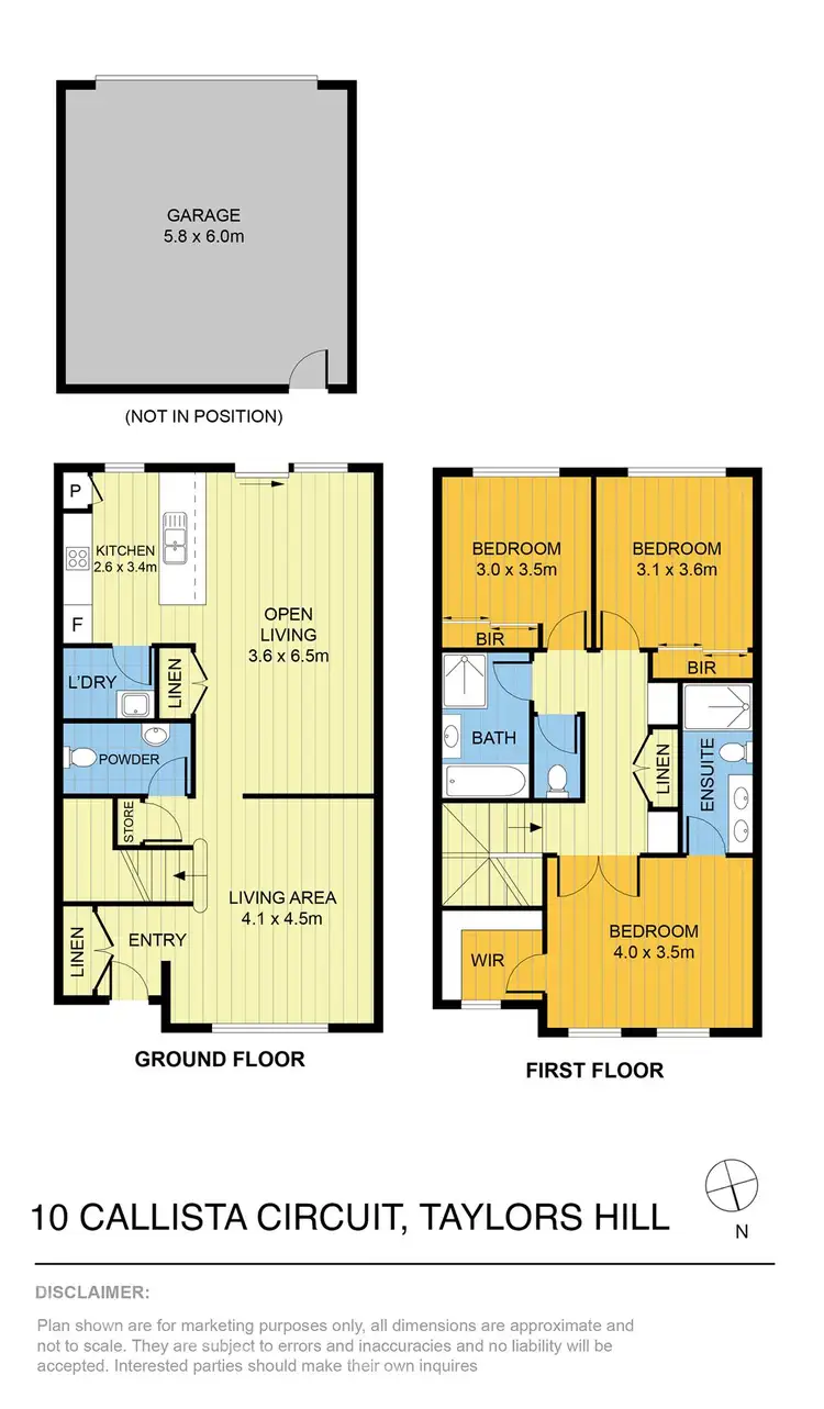 Floorplan of Homely house listing, 10 Callista Circuit, Taylors Hill VIC 3037