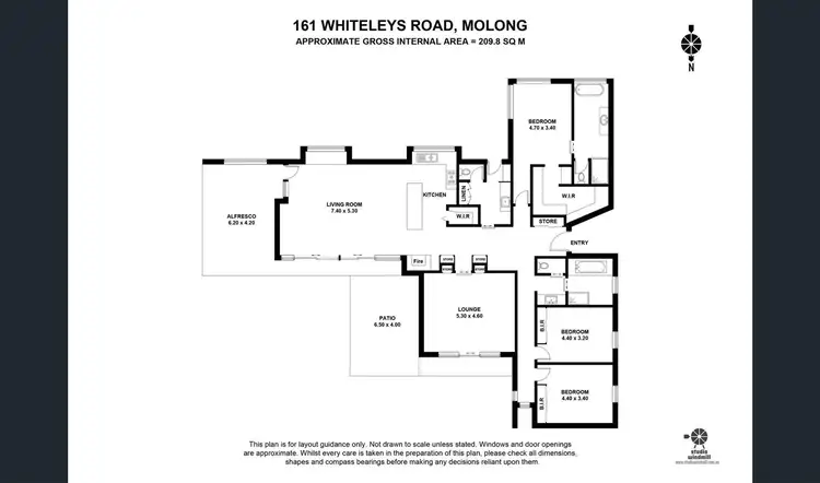Floorplan of Homely house listing, 161 Whiteleys Road, Molong NSW 2866
