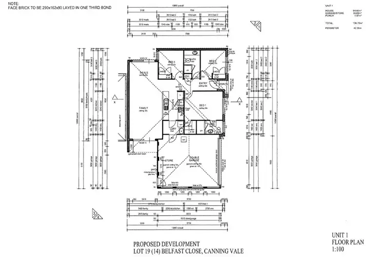 Floorplan of Homely house listing, 14A Belfast Close, Canning Vale WA 6155