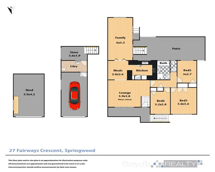 Floorplan of Homely house listing, <![CDATA[27]]> <![CDATA[Fairways Cres]]>, Springwood NSW 2777