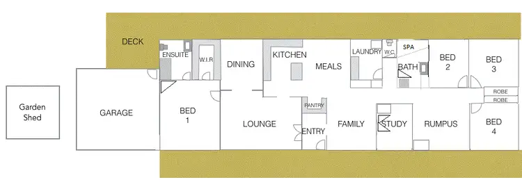 Floorplan of Homely house listing, 40 Joffre Parade, Cockatoo VIC 3781