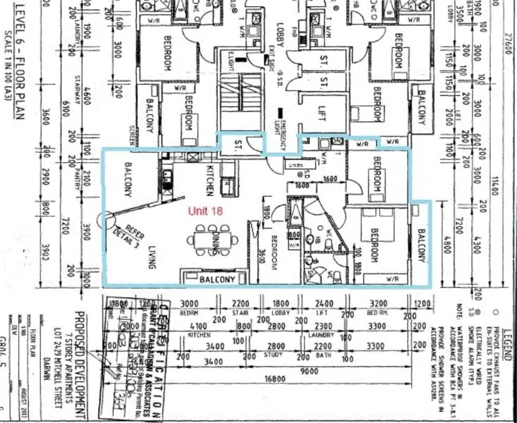 Floorplan of Homely apartment listing, 18/1 Mauna Loa Street, Darwin NT 800