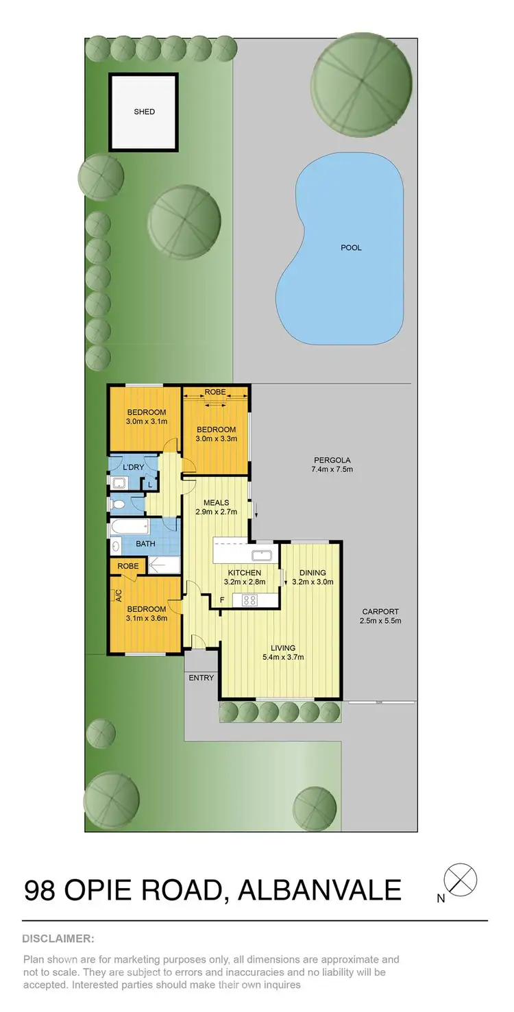 Floorplan of Homely house listing, 98 Opie Road, Albanvale VIC 3021