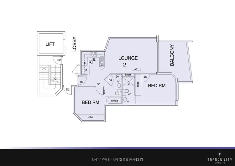 Floorplan of Homely unit listing, 10/29 Union Street, Nundah QLD 4012