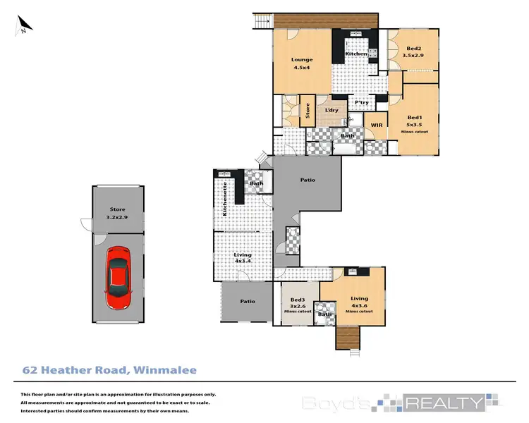 Floorplan of Homely house listing, 62 Heather Road, Winmalee NSW 2777