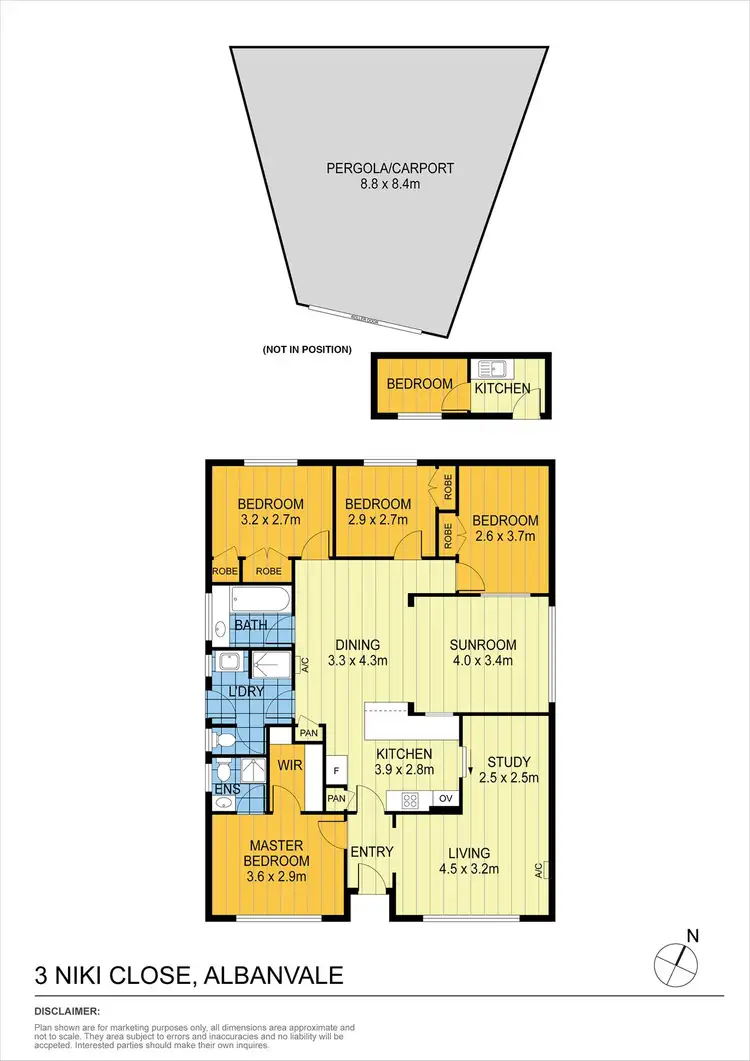 Floorplan of Homely house listing, 3 Niki Close, Albanvale VIC 3021