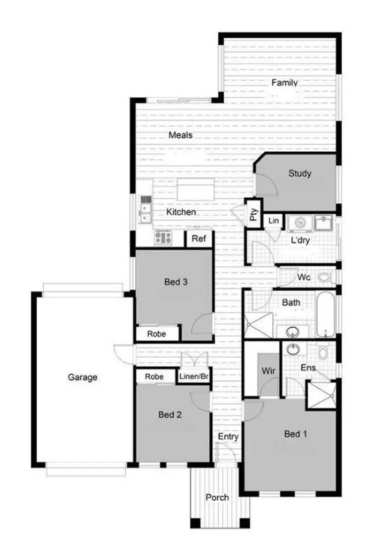 Floorplan of Homely house listing, 18 Lewisham Place, Craigieburn VIC 3064
