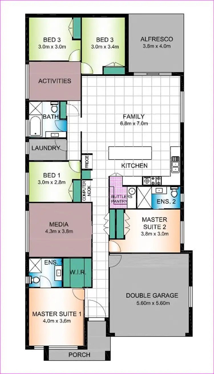 Floorplan of Homely house listing, 13 Darkmouth Street, Chisholm NSW 2322