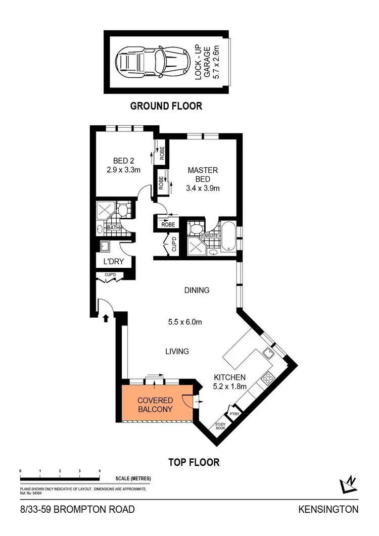 Floorplan of Homely apartment listing, 8/33 - 59 Brompton Road, Kensington NSW 2033