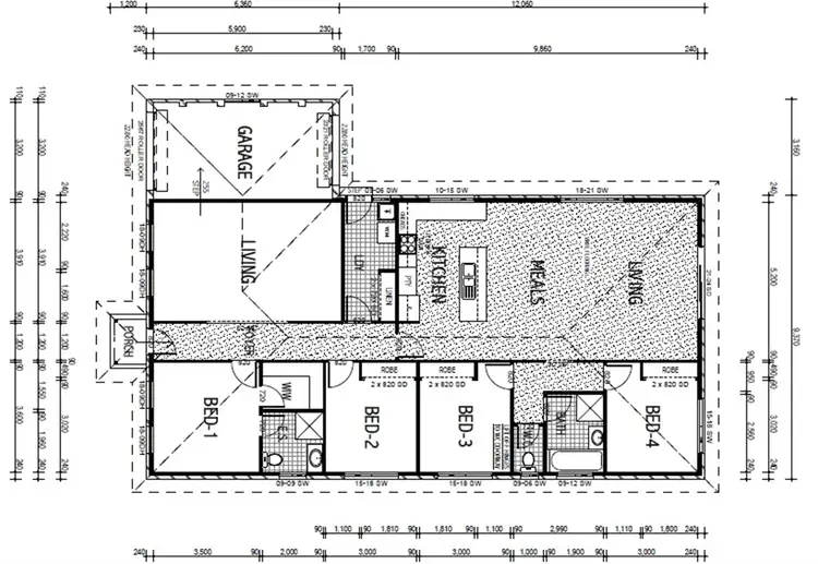 Floorplan of Homely house listing, 42 Catherine Drive, Dubbo NSW 2830