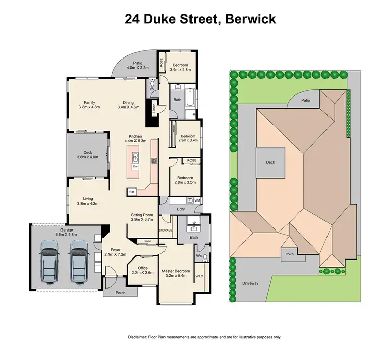 Floorplan of Homely house listing, 24 Duke Street, Berwick VIC 3806