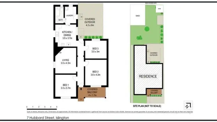 Floorplan of Homely house listing, 7 Hubbard Street, Islington NSW 2296
