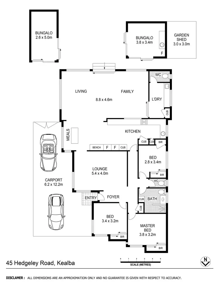 Floorplan of Homely house listing, 45 Hedgeley Road, Kealba VIC 3021