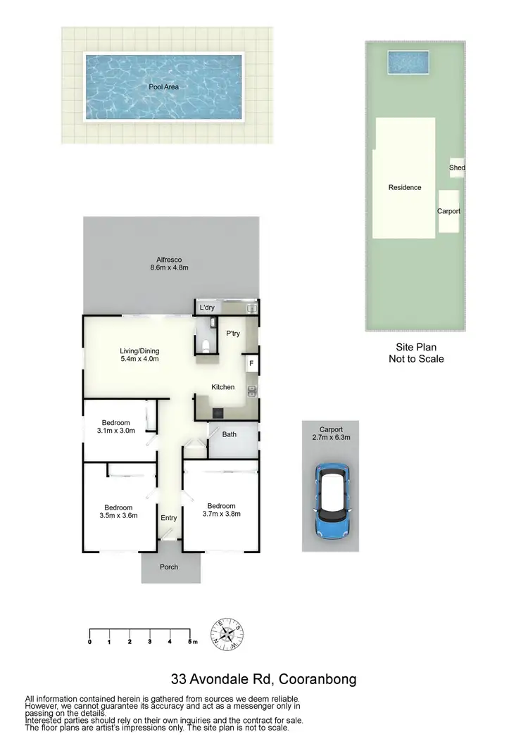 Floorplan of Homely house listing, 33 Avondale Road, Cooranbong NSW 2265