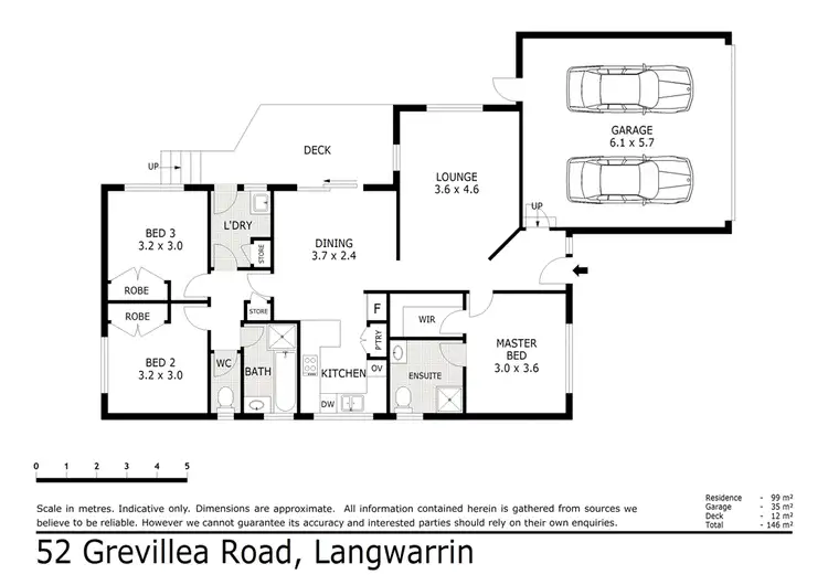 Floorplan of Homely house listing, 52 Grevillea Road, Langwarrin VIC 3910