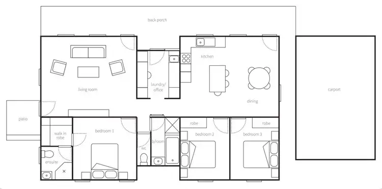 Floorplan of Homely house listing, 50 Dorisvale Crescent, Tiwi NT 810