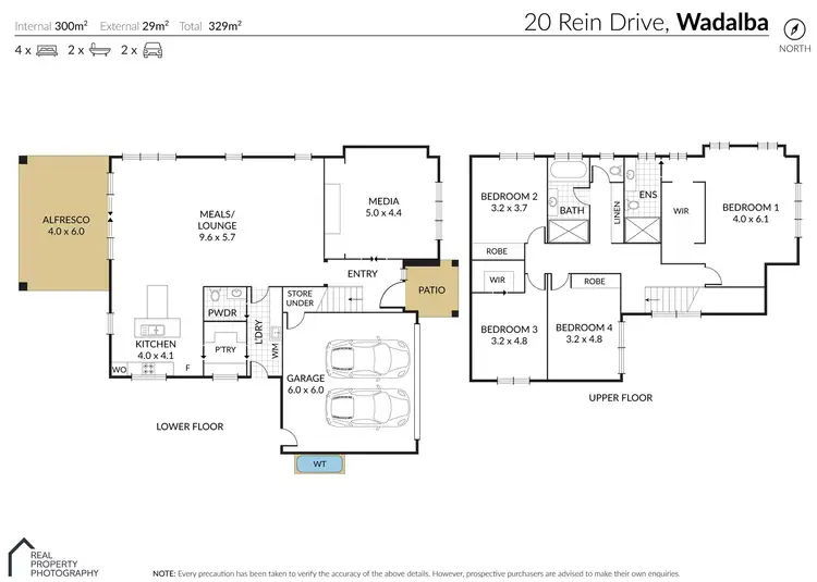 Floorplan of Homely house listing, 20 Rein Drive, Wadalba NSW 2259