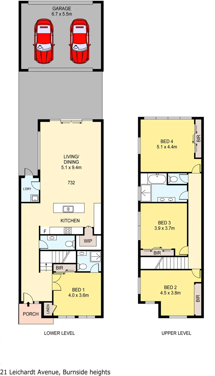 Floorplan of Homely house listing, 17 Leichhardt Avenue, Burnside Heights VIC 3023